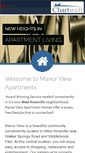 Mobile Screenshot of manorviewapts.com